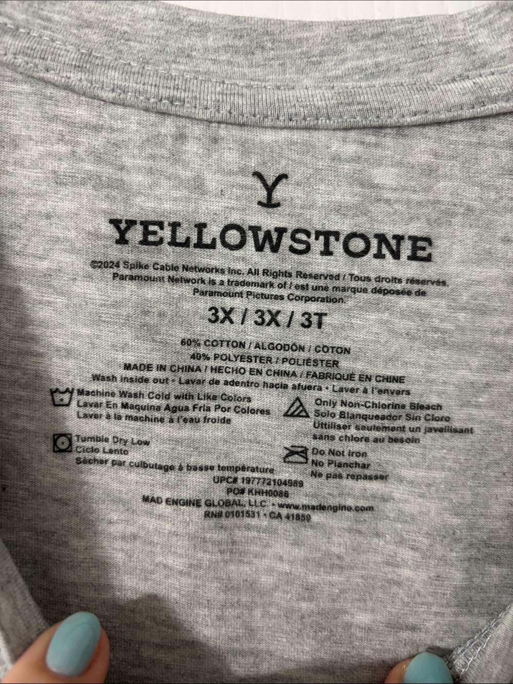 Dutton Ranch Montana Gray Women’s Graphic Tee - Picture 2 of 4
